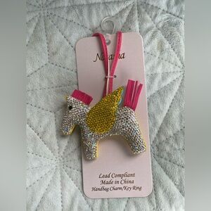 Natasha Couture Sparkling Pegasus Charm